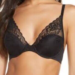 Natori  Avail Full Figure Convertible Contour Bra , Black  Size 30DD  NWOT